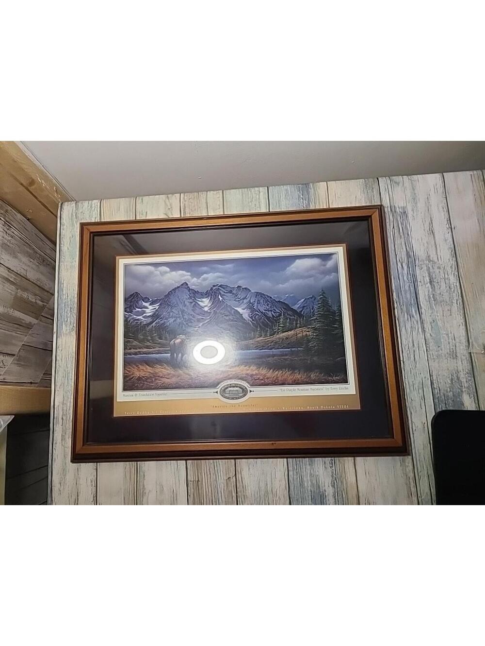 For Purple Mountain Majesties Print By Terry Redlin 1990 17.5x13.5 In